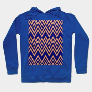 Blue Pines Vintage Pattern Hoodie